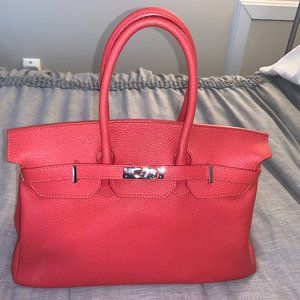 Birkin Bag Leather Birkin Bag Made in Italy New